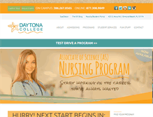 Tablet Screenshot of daytonacollege.edu